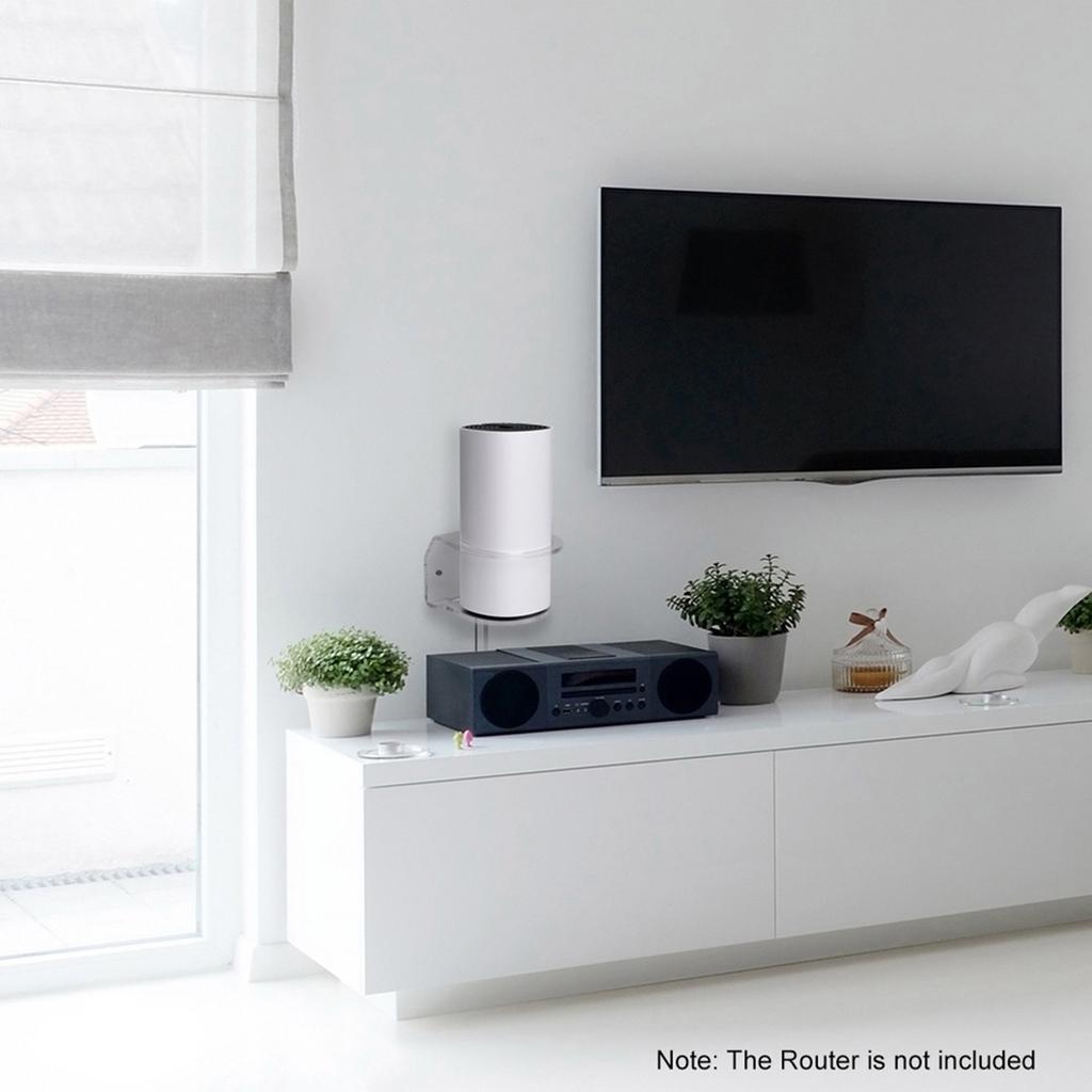 Compatible with TP Link Deco M4 Mesh WiFi Wall Mount, Sturdy Mount Bracket Compatible with TP Link Deco M4 S4 P9