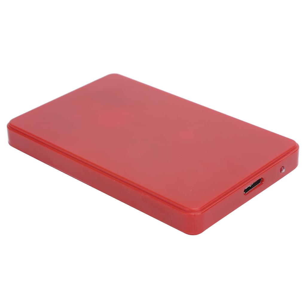 External Hard Drive USB3.0 HDD 2.5in Disk for Desktop Laptop Computer Supplies Red500GB