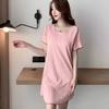Sleeping Skirt for Women in Summer Thin Design Without Chest Cushion Girl's Skirt Sexy Women's Sleepwear Loose Fit Can Be Worn Outside Short Sleeved