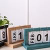 Simple Wooden Calendar, Flip Page Home Gift Decoration, Desktop Perpetual Photo Decoration2025 NEW2025 NEW