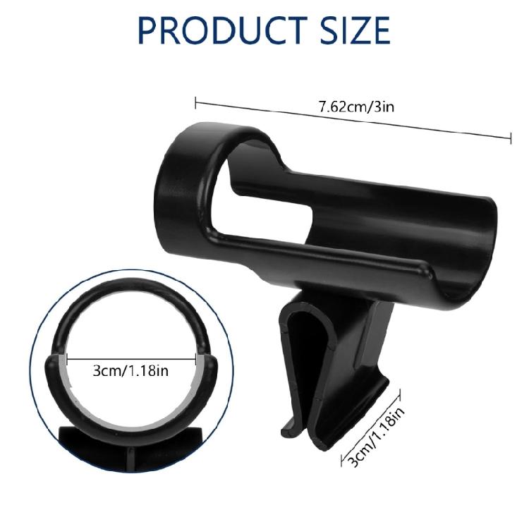 4pcs Easy Installation Bucket Fishing Rod Holder Ice Fishing Bucket Rod Holder Fishing Accessories Rod Fixing Bracket