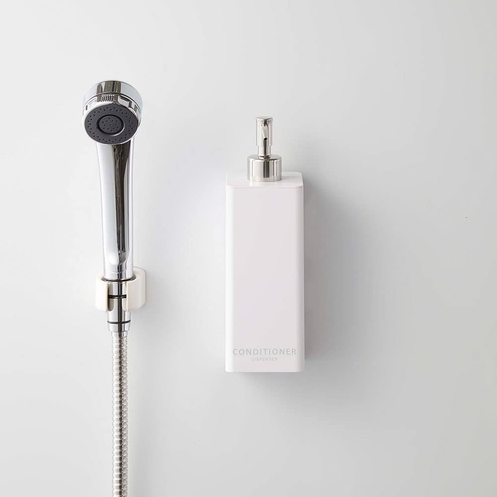 Yamazaki Film Hook Dispenser for 7cm W X 9cm D X Floating Easy 5362 Two-Way Conditioner, White, Approx. 23.5cm H, Tower, Storage, Installation,