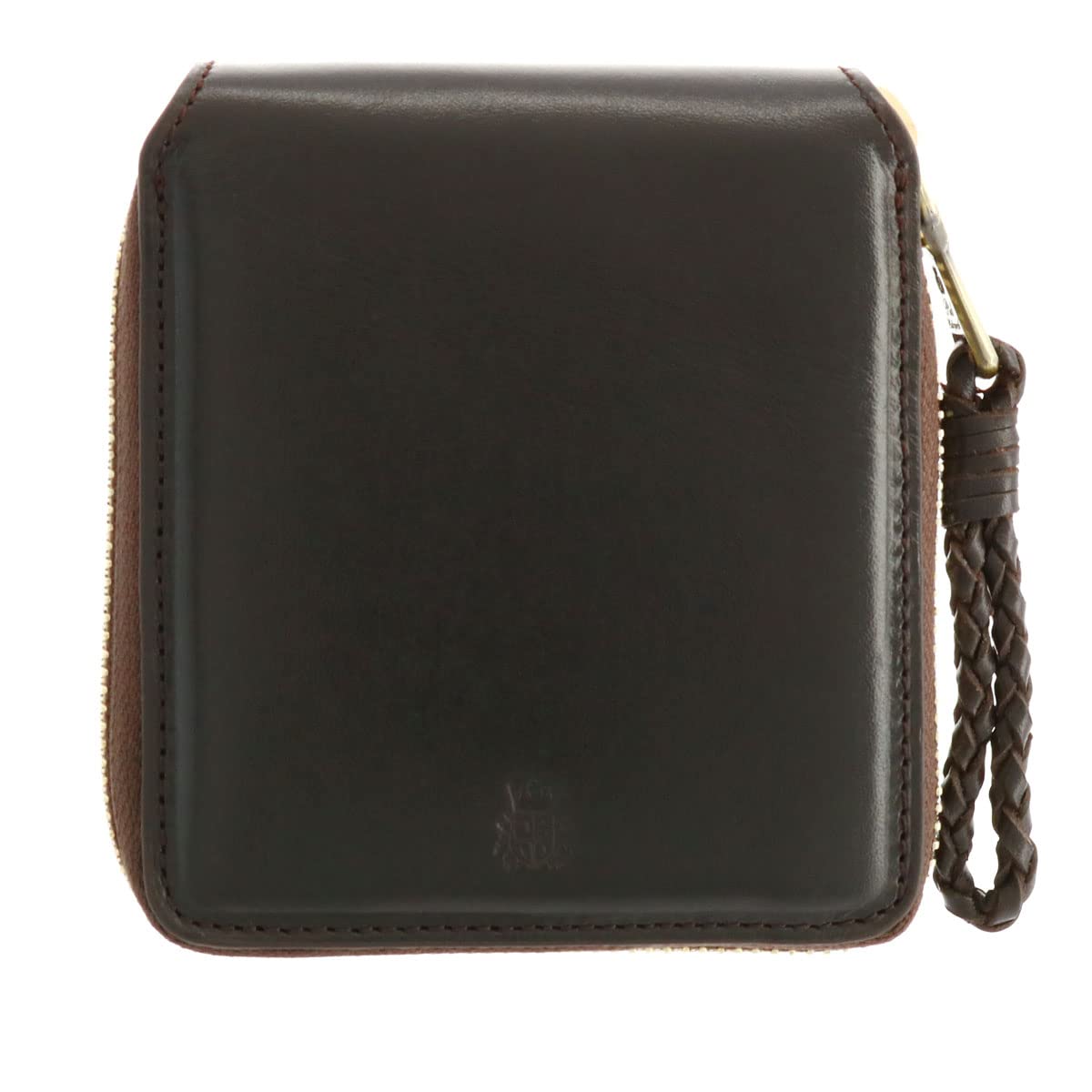 

Чоловічий гаманець Bifold із круглою блискавкою, міні-гаманець PAZ1502 зі шкіри корови, шоколадного кольору [PID] [43]