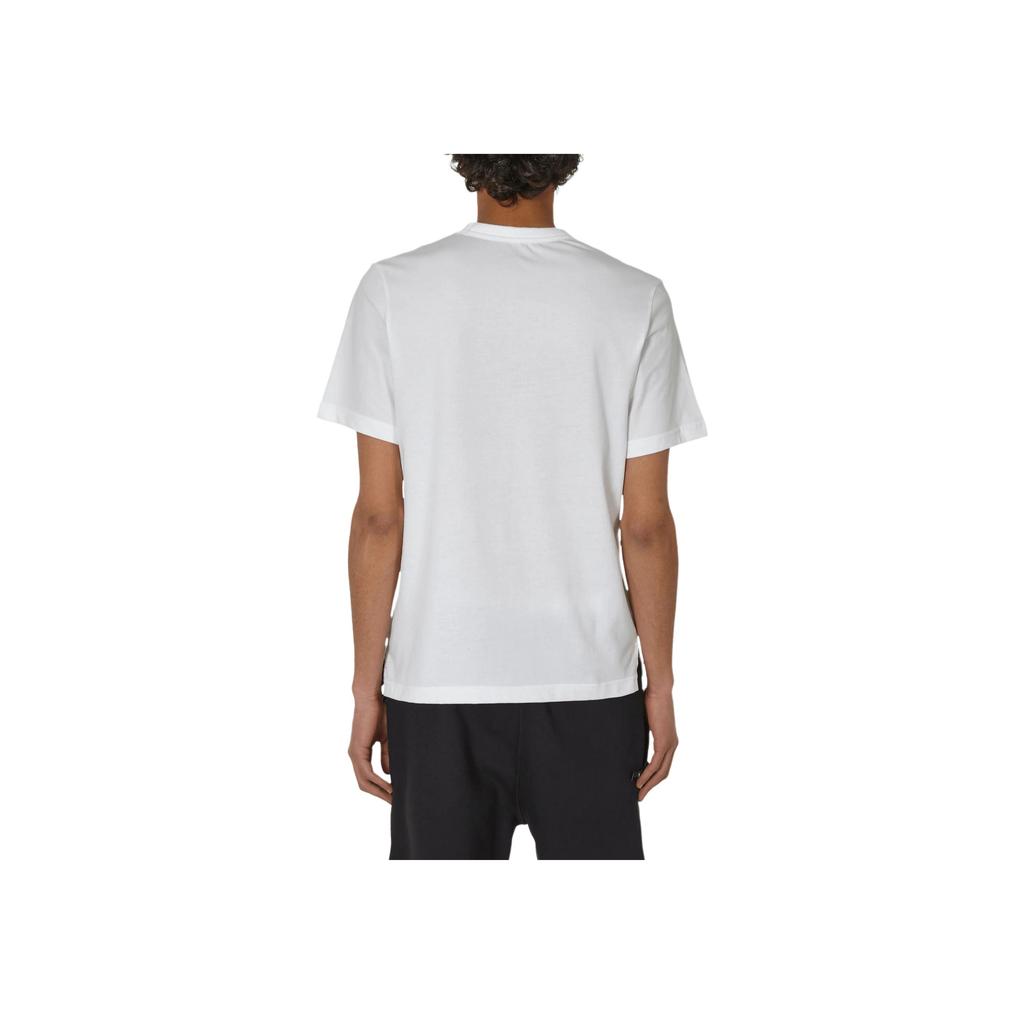 Jordan Dri-FIT Sport Solid Logo Crew Neck Short Sleeve T-Shirt Men Tops White FN5829-100