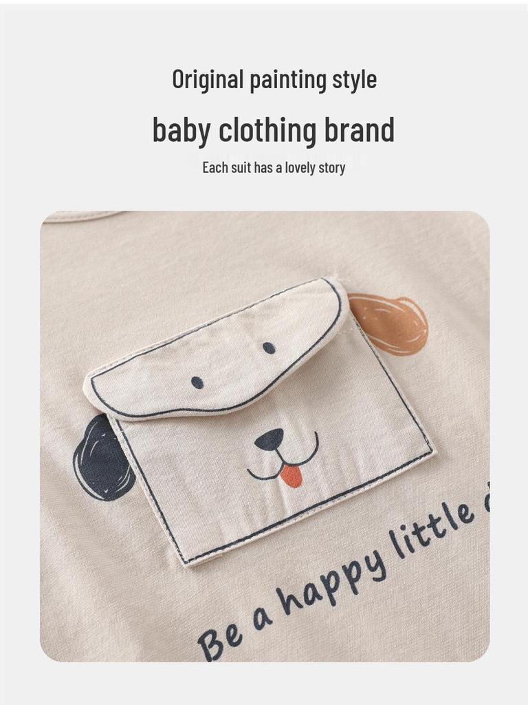 Unisex Summer Cotton Baby Romper - Lightweight and Breathable Crawling Outfit
