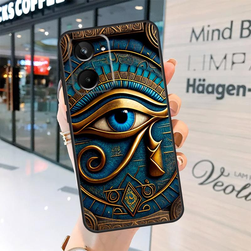 Egyptian Eye of Horus Art Case For Realme 15 Pro 12 11 13 14 Pro Plus GT6 GT7 C55 C51 C53 C25 C63 C61 C65 C67 C71 C75