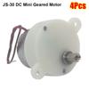 4Pcs 5-100RPM Micro Gear Motor Mini Electric Motor  for Display Stand Stage Light Turntable