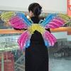 Party Balloon Gradient Ramp Reusable Colorful Butterfly Wing Shape Kids Back Hanging Balloon Photography Prop