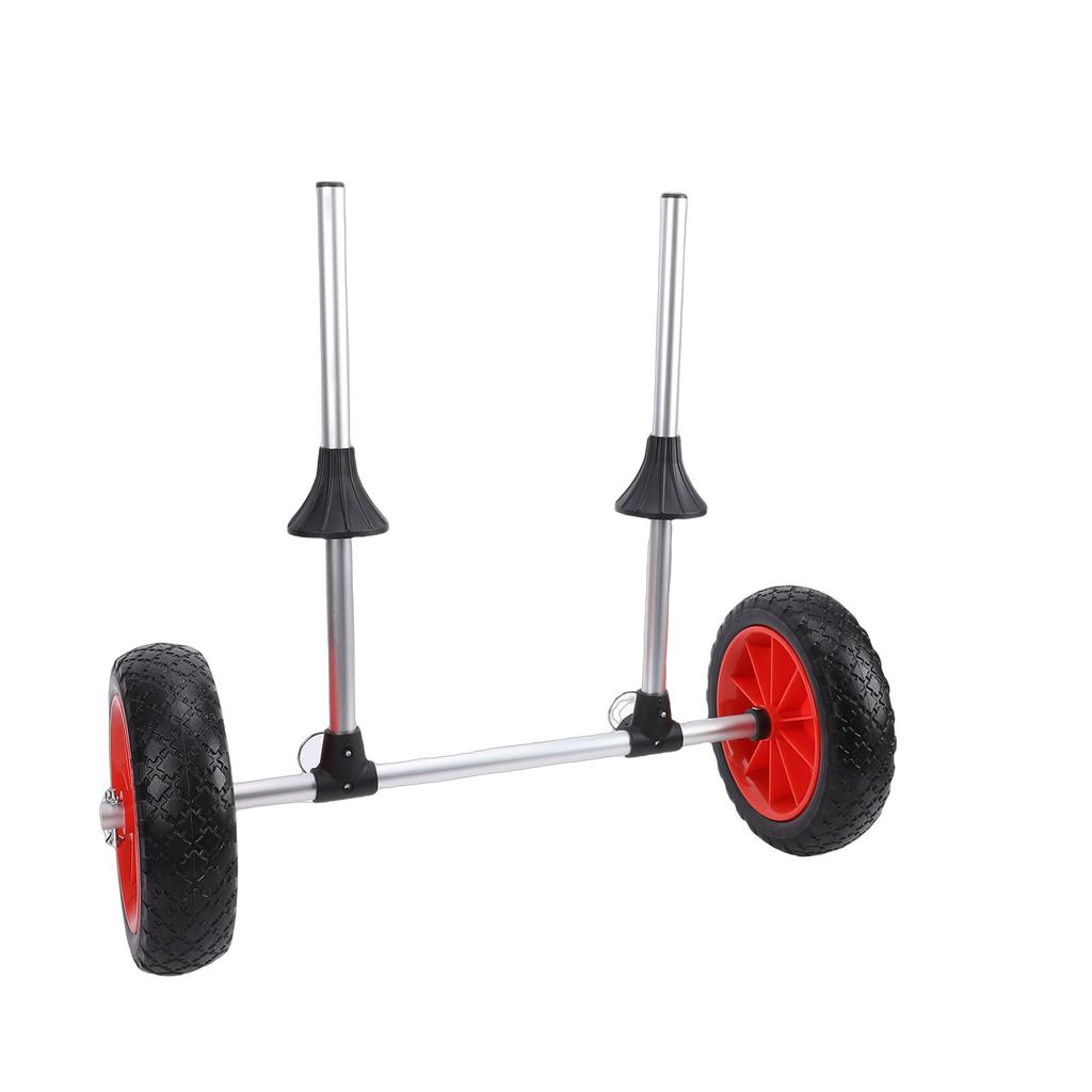 Folding Kayak  , Lightweight Canoe Trolley Carrier with Aluminum Alloy Frame and Rubber Wheels, Stable   for Transporting Kayaks or Rafts