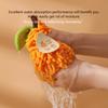 Cute Chenille Hand Towel Kitchen Bathroom Hand Ball With Hanging Loop Quick Drying Soft Absorbent Towel Home Tool