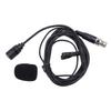 Lavalier Microphone Omnidirectional Clip On Lapel Mic with Clips and Windscreen for Video Recording Podcasting