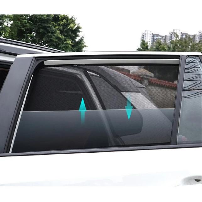 Custom Car Window Sunshade For Volkswagen Tiguan 1st Gen MK1 2007 - 2016 VW Magnetic Curtain Mesh Front Windshield Frame Curtain