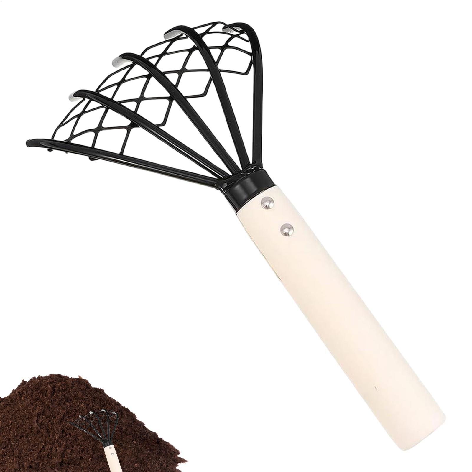 

Rakes For Gardening 5-Tine Garden Rake Or Cultivator Manual Cultivator Digger Tool With Ergonomic Grip For Weeding Soil Dirt China Mainland
