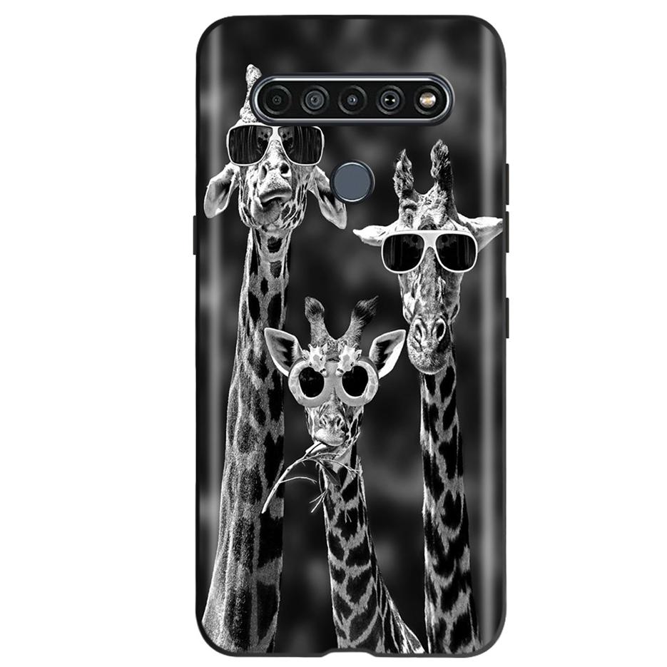 For LG K61 2020 Case Cute Cat Butterfly Soft Silicone Shockproof Phone Case For LG K61 K 61 Fundas Case LGK61 Coque 6.53'' Shell