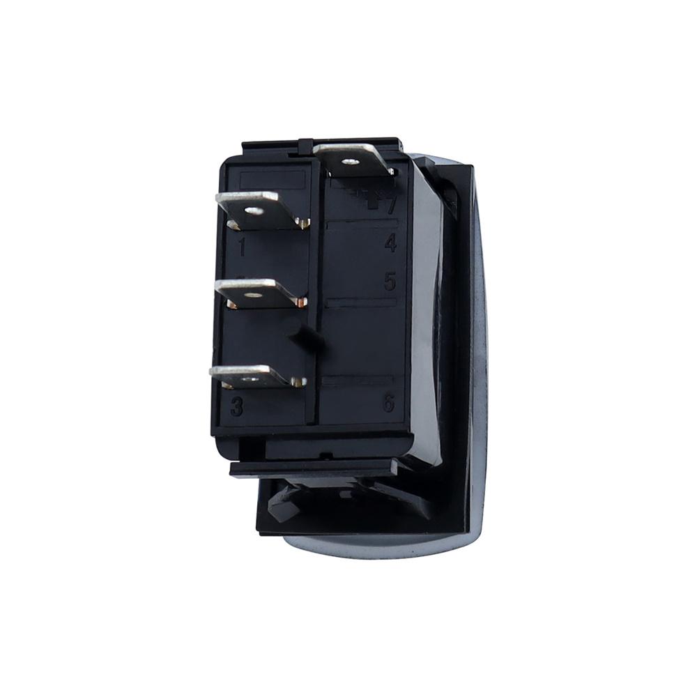 Turn Signal Rocker Switch w/ Flasher For ATV UTV Off-Road Pickup Boat Motorcycle