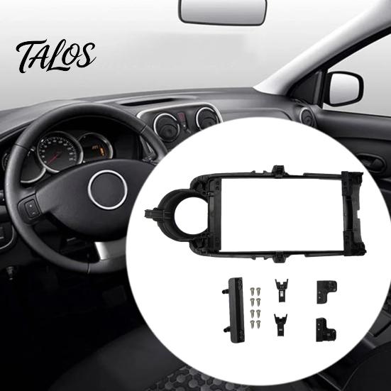 Dash Conversion Kit Accessory 9 Inch Car Radio for Toyota Yaris Vitz 2012, Navigation Frame Panel Android Radio, Double Din Stereo Mounting