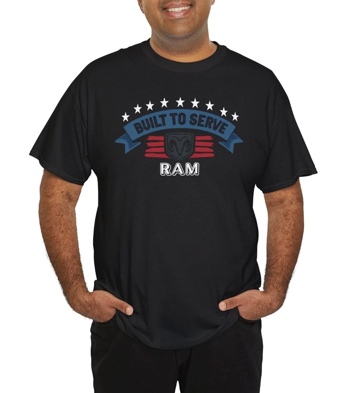 Mopar Ram Men s Built To Serve Patriotic Tee T-Shirt 3XL