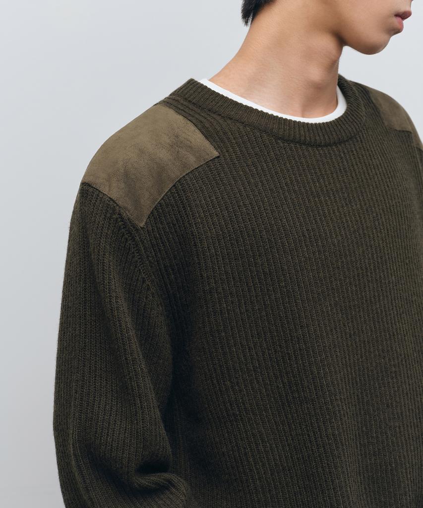 MUSINSA STANDARD Ribbed Commando Knit [Khaki]