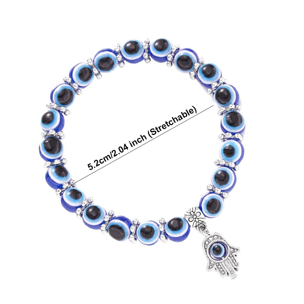 Women Alloy Beaded Bracelet Ethnic Bohemian Bangle Girls Wedding Costume Party Hand String Handmade Jewelry