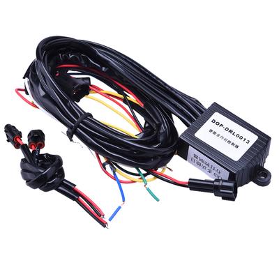 Car Led Daytime Light Auto DRL Controller Wire Auto With Flash Reduce Light And Synchronous Steering