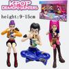 Kpop Demon Hunters Derpy Rumi Mira Zoey Action Figure Toy for Eating Instant NoodlesFans Birthday Ornament Gift