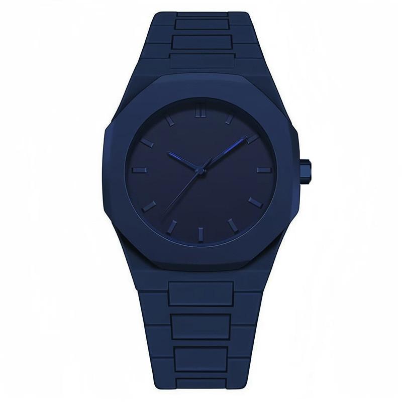 Fashion Octagonal Plastic Watch For Men With Quartz Movement And Logo Customization