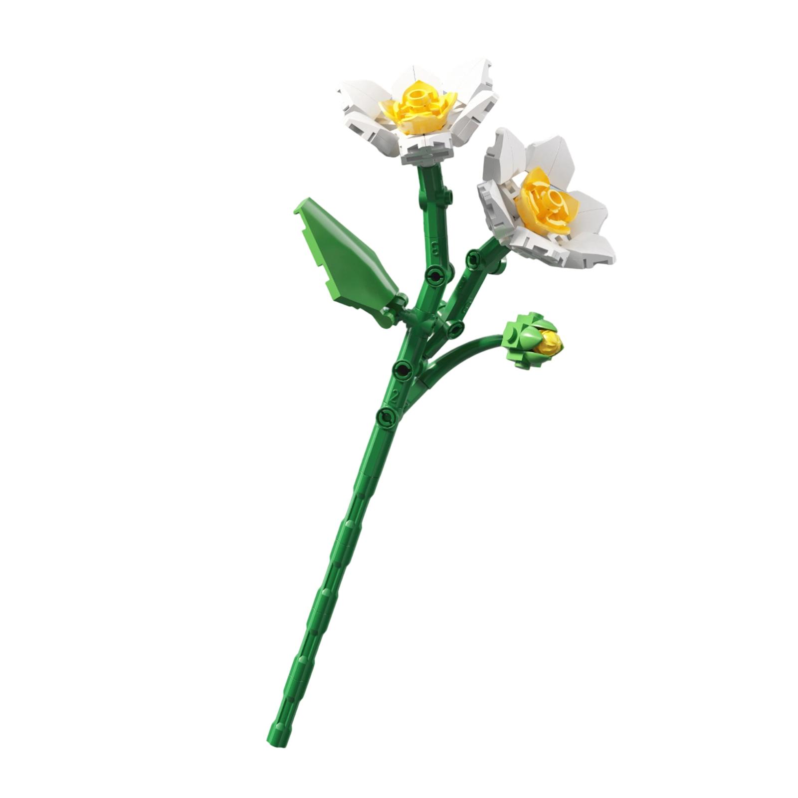 

Building Block Rose Everlasting Flower Bouquet , Building Block Assembly Diy Decorative Item , Girls Festival Gift One Size