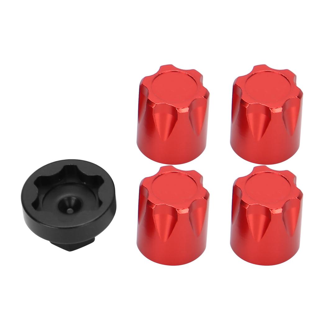 4pcs RC Car Wheel Center M4 Nut Fit for 4/SCX10 90046 D90 1/10 1/8 RC Car