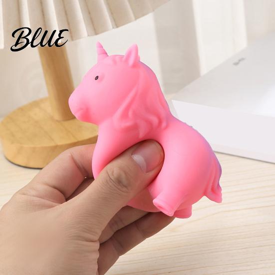 Squeeze Stress Ball Flour Filling Horse Toy Stretchy Slow Rebound Simulation Pony Fidget Soft Animal Shape Sensory Pinch Shaped