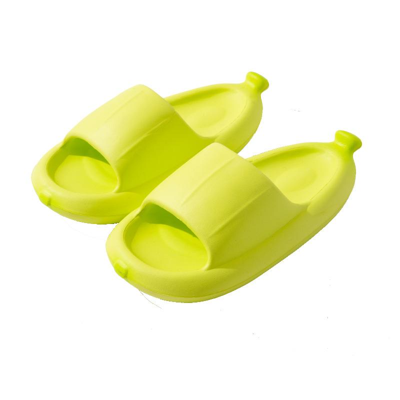 

Summer men s outer wear thick-soled wear-resistant sandals household casual non-slip slippers couple outdoor fashion trend one-word drag 44/45 зелений