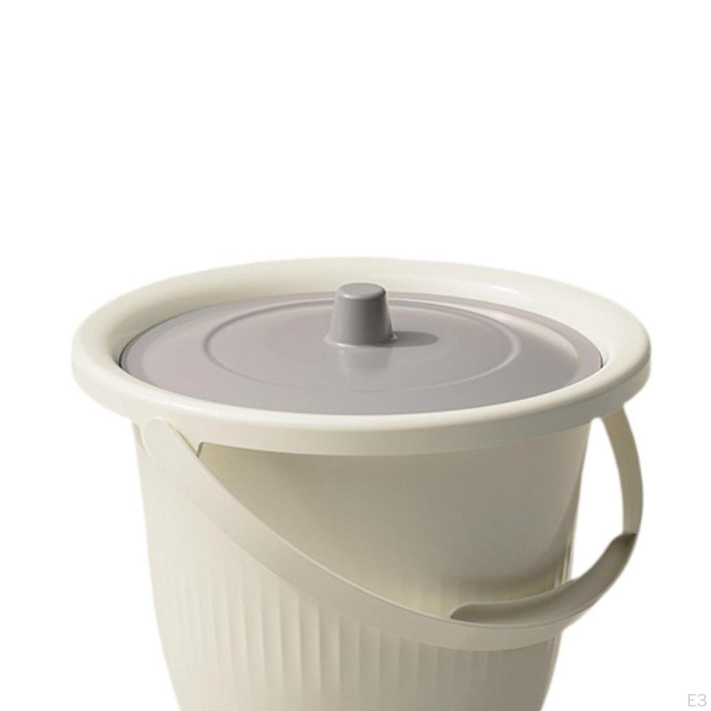 Bedside Urinal Potty Bucket, Commode Household Pot Spittoon with Lid