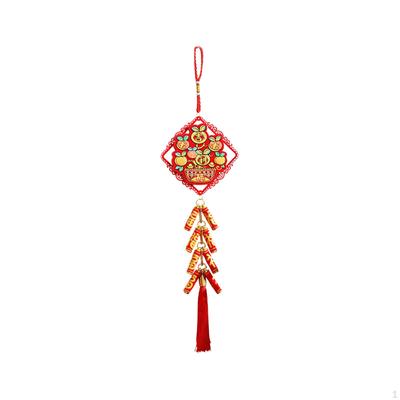 Chinese Year Hanging Decoration Charm Tassel Pendant Traditional Spring Festival Decor for Wall