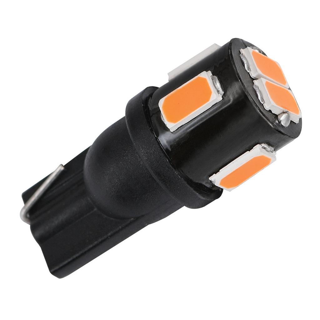 Amber Yellow LED Bulb 194 168 T10 2825 W5W 1800K 5630 SMD For Car Interior Map Dome Door Trunk Light