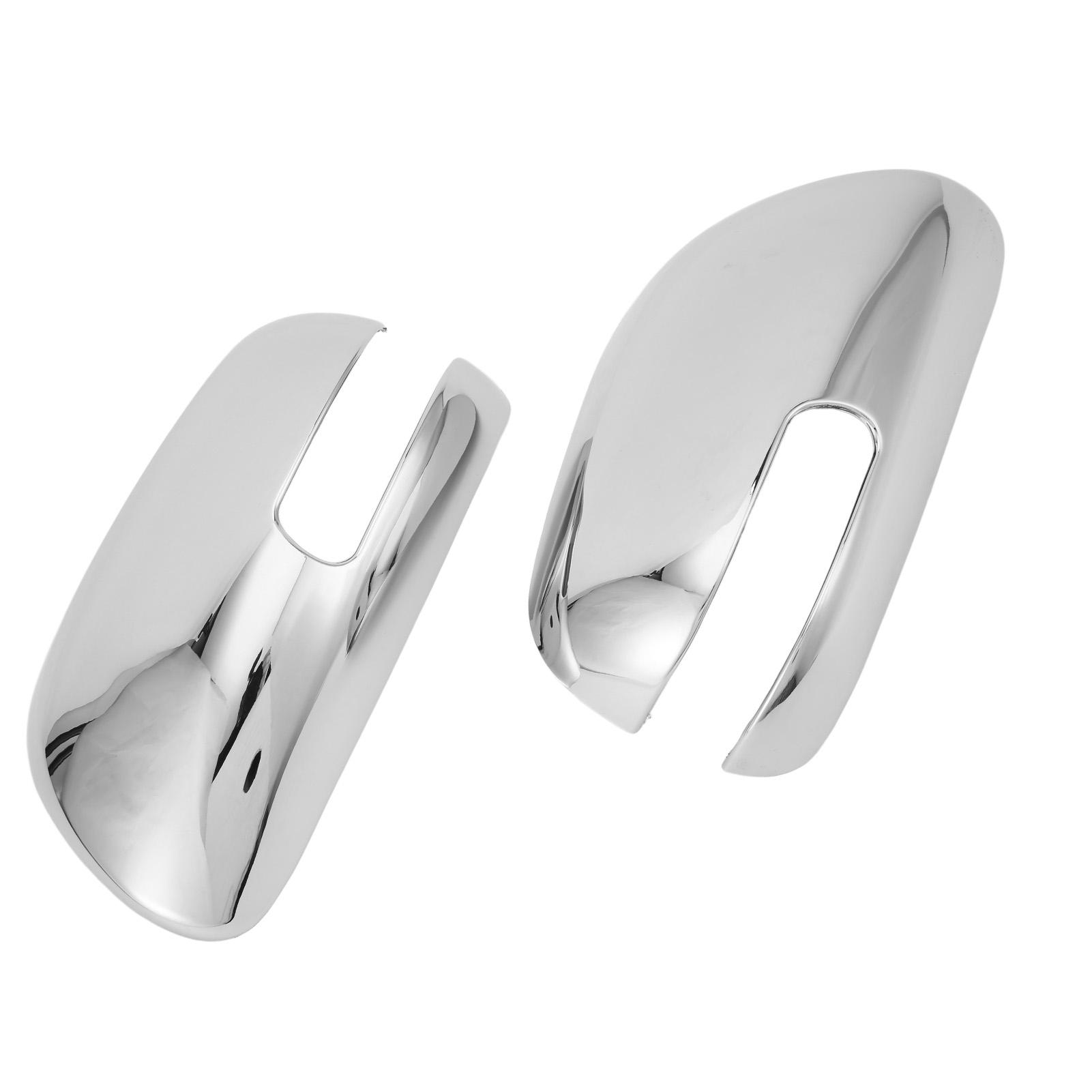 

2pcs Door Mirror Cover ABS Chrome Bright Silver Side Rearview Mirrors Cap Replacement for COROLLA
