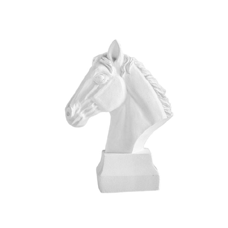 Horse Head Statue Decors Animal Sculptures Horse Figurines Ornament for Home Office Table Decors Collectibles Gift