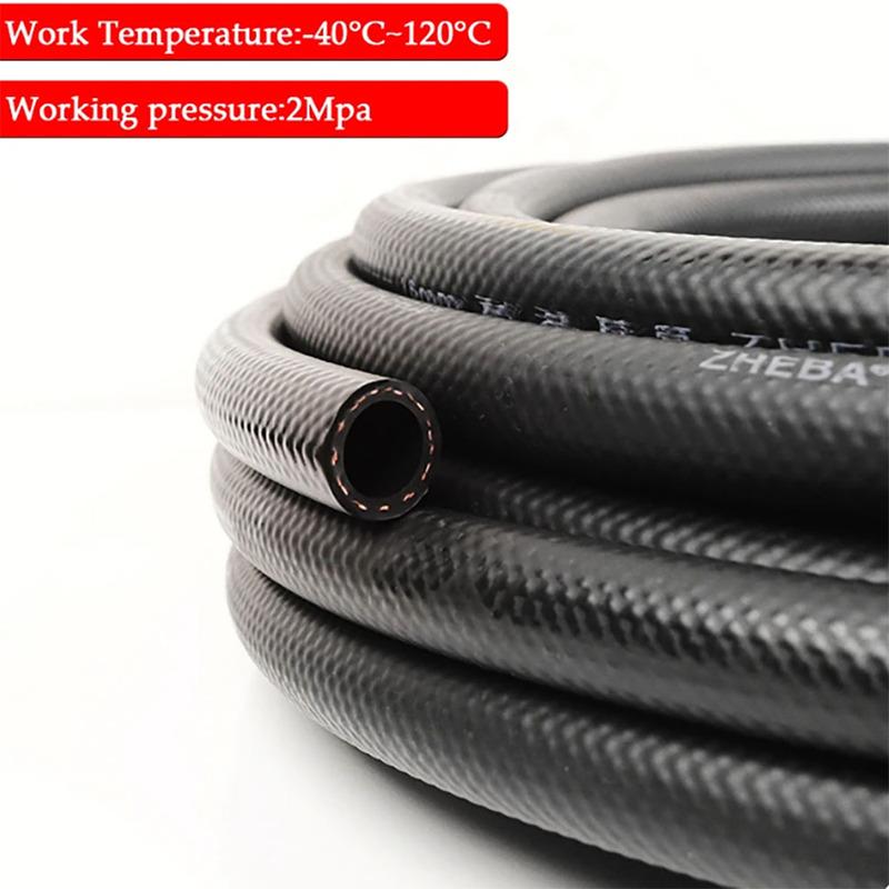1M Benzin Diesel Ölbeständiger Gummi Schlauch NBR Flexibel Hochdruck Automobil Kraftstoffeinspritzung Rohr Innendurchmesser 4-25mm Kraftstoffleitung