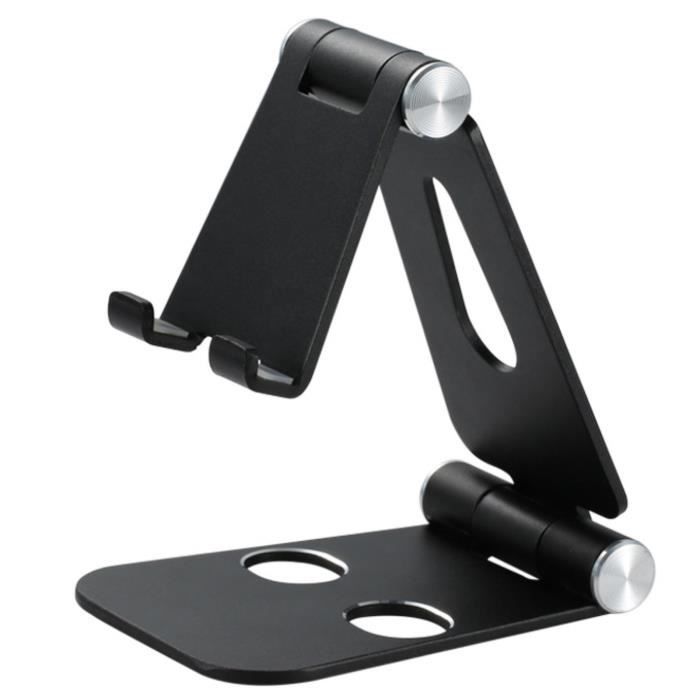 Telefonhalterung, Tablet-Halterung, Dock-Halterung Kompatibel für Mobiltelefon, Zubehör, Schreibtisch, Aus Aluminium