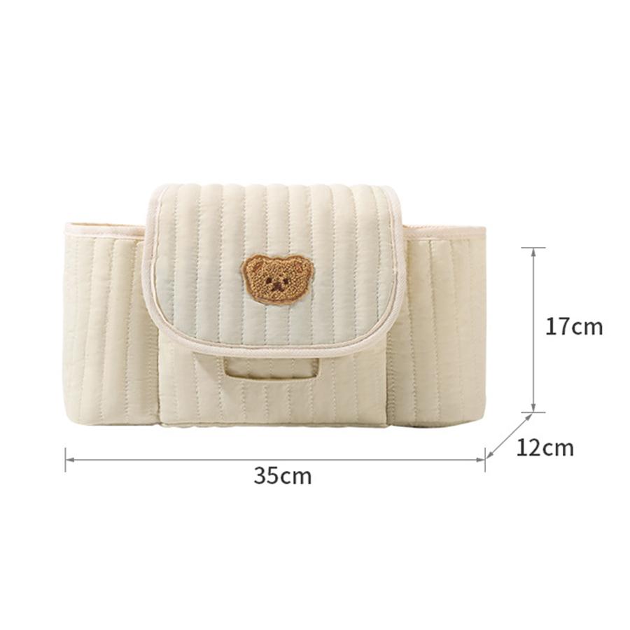 Mommy Bag Korea Cute Bear Portable Multifunctional Stroller Nappy Bag Soft Maternity Storage Bags Baby Diaper Organizer