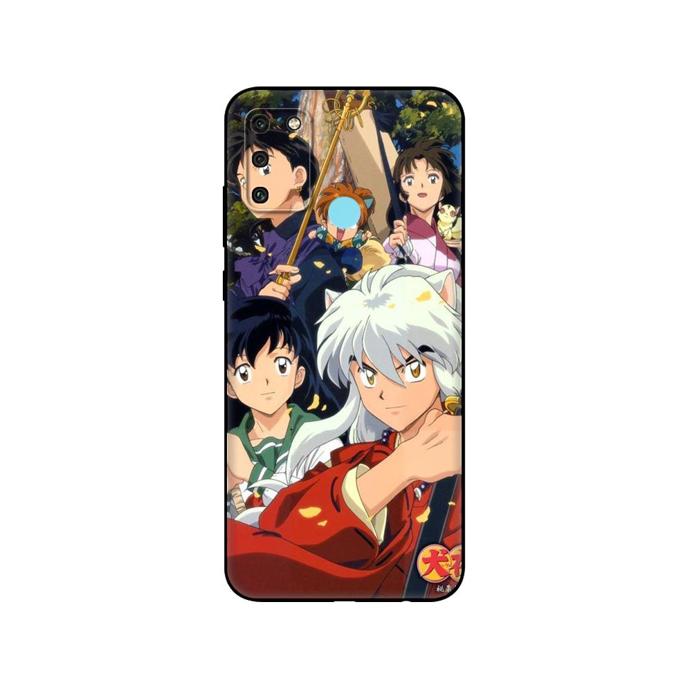 

Черный чехол из ТПУ для Huawei Honor 8a Prime 8s Prime 9 Lite honor 9A 9C 9X Premium 9x Pro 9S чехол Inuyasha honor 8A