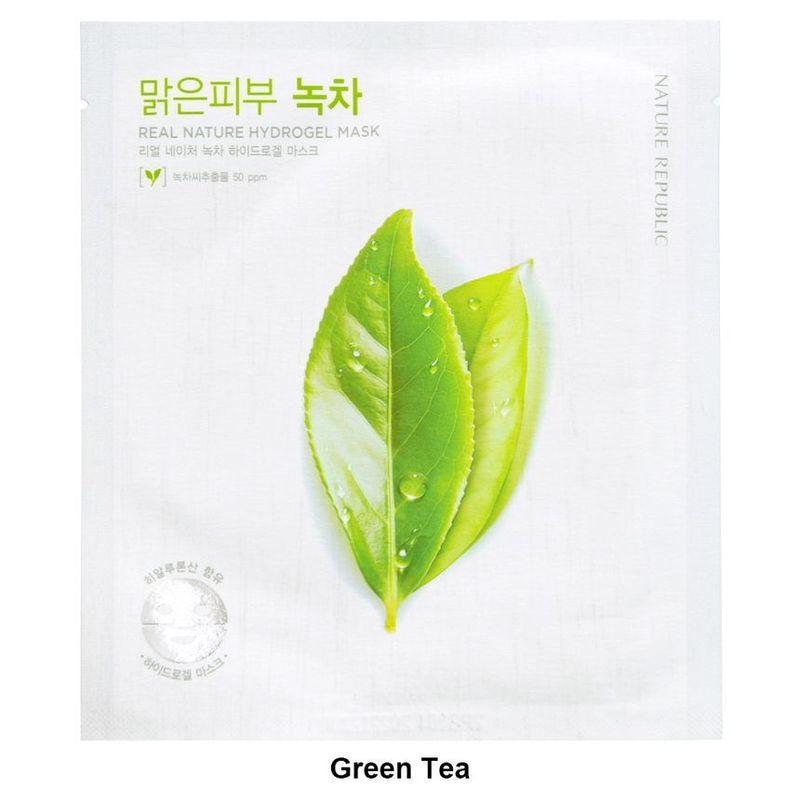 NATURE REPUBLIC - Real Nature Hydrogel Mask - 10 Types