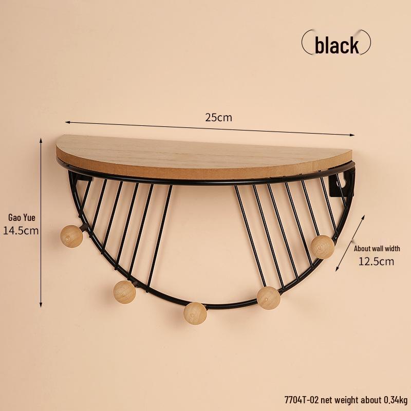 Raft metalic de depozitare montat pe perete: Rafturi Creative pentru Casă, Sufragerie, Hol, Dormitor și Decorațiuni Cheie