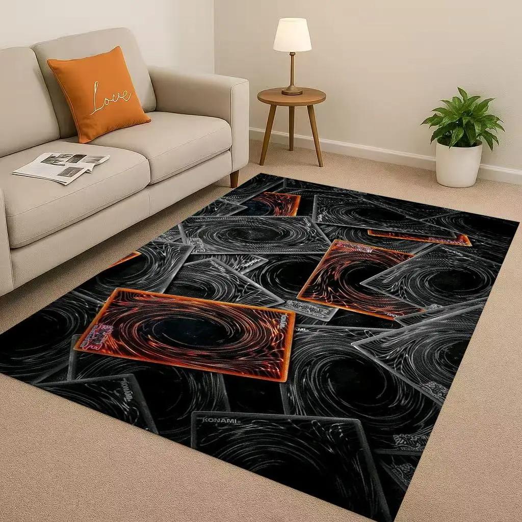 Winged Dragon of Ra Yu-Gi-Oh MONSTER CARD Cartoon Living Room Non-Slip Area Rug Carpet for Bedroom Sofa,Easy Clean Home Doormat