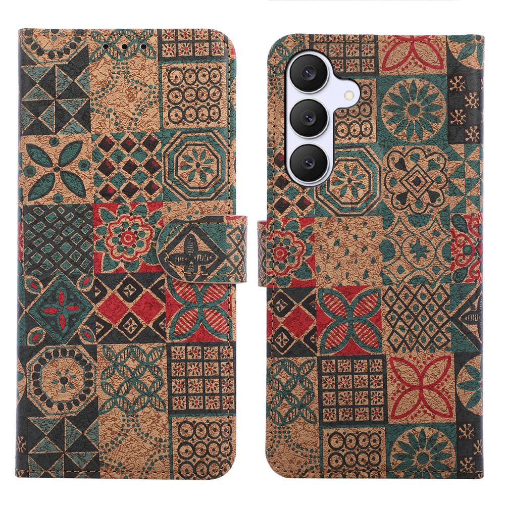 

For Samsung Galaxy A37 5G Leather Wallet Case Bohemian-style TPU PU Phone Cover with Stand