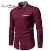 Cozy Up Men's Casual Long Sleeve Stretch Dress Shirt Wrinkle-Free Regular Fit Button Down Shirts