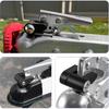 Sun Walker Trailer Tongue Coupler Lock, Dia 1/4 Inch 3/4 Inch Span Anti-Theft Trailer Tongue Lock with Keys, Heavy-Duty Hitch Coupler Locks for Tow