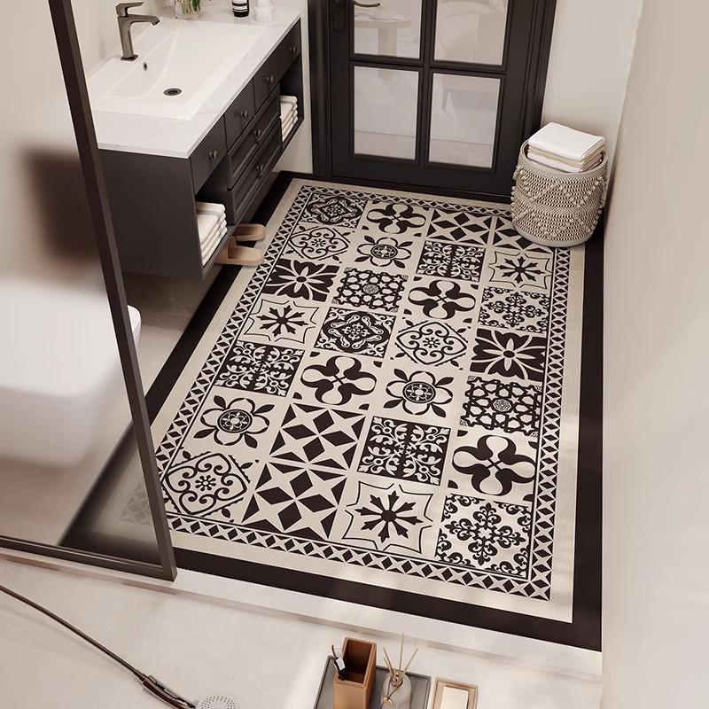 Bathroom Carpet Absorbent Non-slip Floor Mat Bath Rug Big Size Washroom Toilet Decoration Foot Mats Diatom Mud Alfombra De Baño