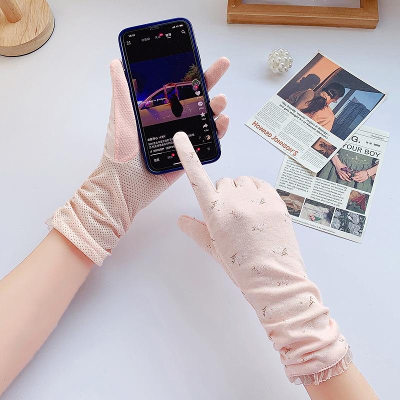 Sunscreen Gloves Women's Summer Thin Medium and Long UV Protection