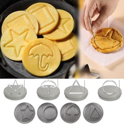 1 Set Sugar Cookie Mold Candy Maker Biscuit Korean Honeycomb Cookies Stainless Steel Game Kit For Squid TV Fans And Kids