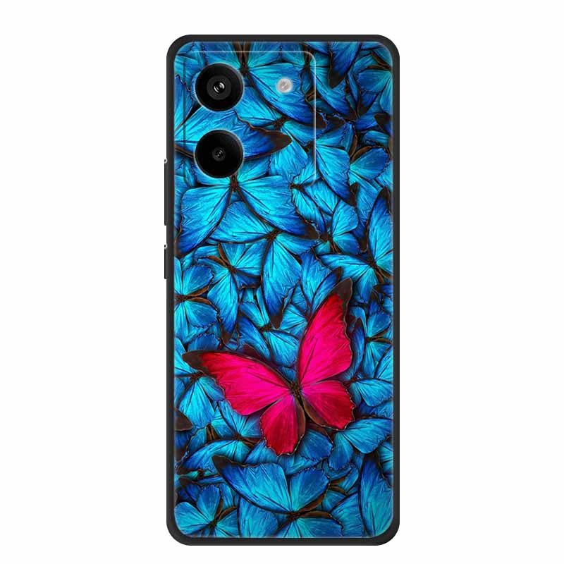 For Xiaomi Poco M7 Pro 5G Case Animals Soft Silicone TPU Phone Cases Back Cover for PocoM7 Pro Protective Shockproof Cats Fundas