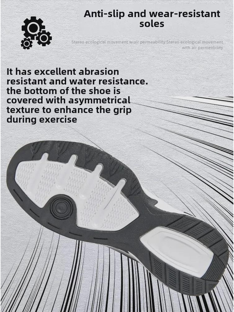 Men's 8868 Leather Casual & Running Shoes - Non-Slip, Versatile Basketball Sneakers, Large Size, Spring/Autumn Fashion.